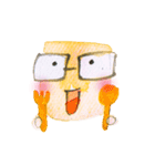 Mr.square glasses（個別スタンプ：35）