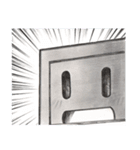 ホールくんと黒子（個別スタンプ：10）