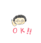 クルクルお父さんスタンプ（個別スタンプ：1）