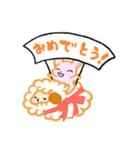 甘えん坊うさぎとひつじさん（個別スタンプ：9）
