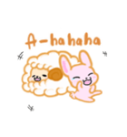 甘えん坊うさぎとひつじさん（個別スタンプ：14）