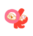甘えん坊うさぎとひつじさん（個別スタンプ：21）