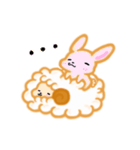 甘えん坊うさぎとひつじさん（個別スタンプ：23）