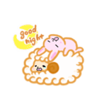 甘えん坊うさぎとひつじさん（個別スタンプ：40）