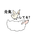 サモエド、にわとり、時々羊（個別スタンプ：19）