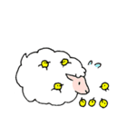 サモエド、にわとり、時々羊（個別スタンプ：37）