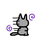 灰色猫のしろやん（個別スタンプ：6）