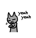 灰色猫のしろやん（個別スタンプ：23）
