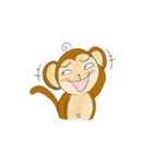 routine life of monkey family（個別スタンプ：2）