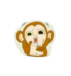 routine life of monkey family（個別スタンプ：11）
