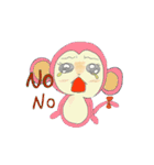 routine life of monkey family（個別スタンプ：24）