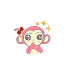 routine life of monkey family（個別スタンプ：34）