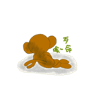 routine life of monkey family（個別スタンプ：36）