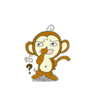 routine life of monkey family（個別スタンプ：38）