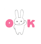 うさぎのみつを（個別スタンプ：2）