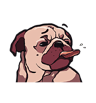 Mr. Pug Zai（個別スタンプ：36）