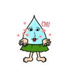 ドロップマンとドロップさん（個別スタンプ：22）