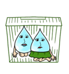 ドロップマンとドロップさん（個別スタンプ：37）