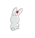 a blunt rabbit（個別スタンプ：33）