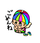 トレイルくんとラン子ちゃん（個別スタンプ：7）