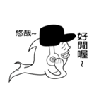 Rabbit＆dolphin hybrid（個別スタンプ：21）
