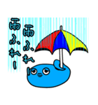 幸せの青いおたまじゃくし（個別スタンプ：7）