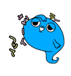 幸せの青いおたまじゃくし（個別スタンプ：20）