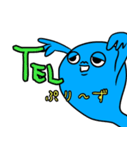 幸せの青いおたまじゃくし（個別スタンプ：31）