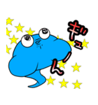 幸せの青いおたまじゃくし（個別スタンプ：34）