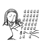 ざわざわザワ子さん（個別スタンプ：27）