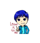 Blue-haired Sutris（個別スタンプ：2）
