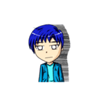 Blue-haired Sutris（個別スタンプ：12）