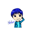 Blue-haired Sutris（個別スタンプ：16）