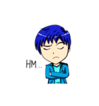 Blue-haired Sutris（個別スタンプ：18）