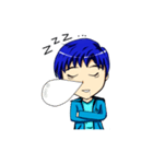 Blue-haired Sutris（個別スタンプ：19）