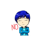 Blue-haired Sutris（個別スタンプ：20）