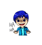 Blue-haired Sutris（個別スタンプ：24）