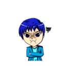 Blue-haired Sutris（個別スタンプ：27）