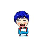 Blue-haired Sutris（個別スタンプ：28）