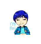 Blue-haired Sutris（個別スタンプ：31）