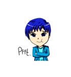 Blue-haired Sutris（個別スタンプ：32）
