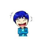 Blue-haired Sutris（個別スタンプ：33）