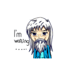 Blue-haired Sutris（個別スタンプ：39）