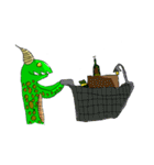 Bob, the dinosaur（個別スタンプ：35）