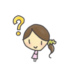 ひとつ結びさんの丁寧言葉（個別スタンプ：29）