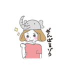 だじゃれのお好きな春子さん（個別スタンプ：21）