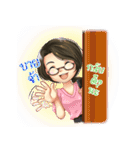 Nong Waen Clumsy Eyeglass Girl（個別スタンプ：39）