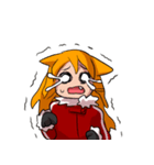 気ままなネコ人間（個別スタンプ：2）