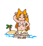 気ままなネコ人間（個別スタンプ：7）