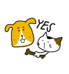 Calico cat and friends（個別スタンプ：3）